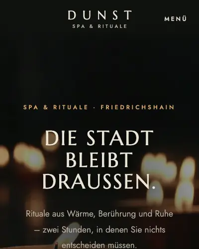 Konzeptstudie Dunst auf dem Handy