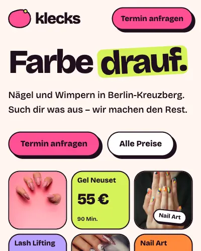 Konzeptstudie Klecks auf dem Handy